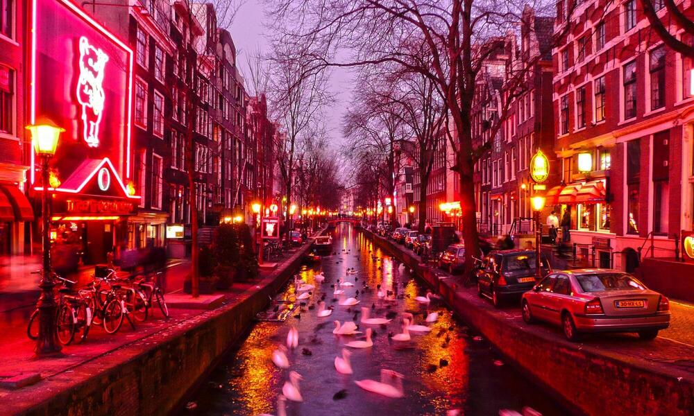 O distrito da luz vermelha de Amesterdão