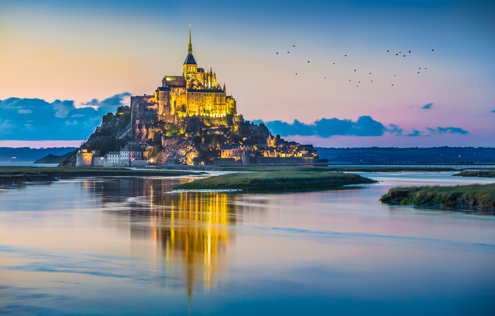 Mont Saint-Michel Landschaft