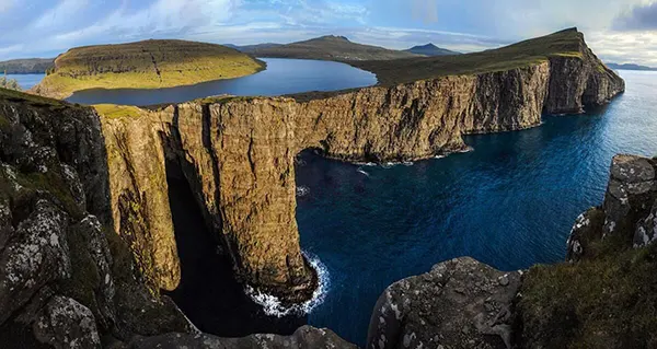 Faroese tea outdoors