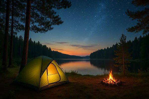 Camping lac France